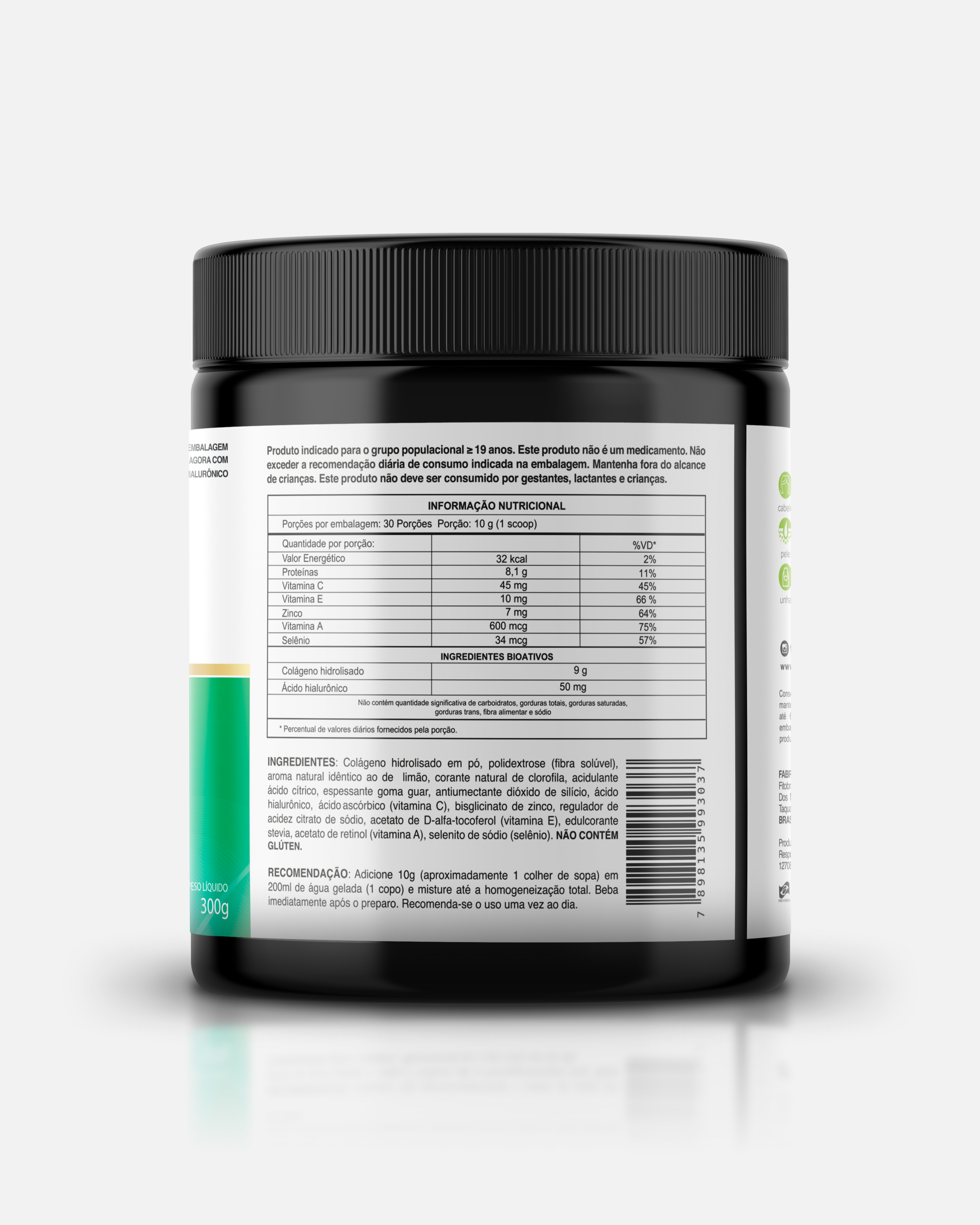 COLÁGENO 9g (SABOR LIMÃO)